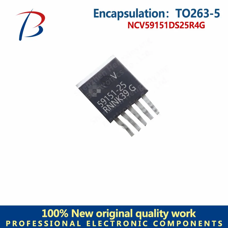 

10pcs NCV59151DS25R4G package TO263-5 2.5V 1.5A linear regulator 59151-25