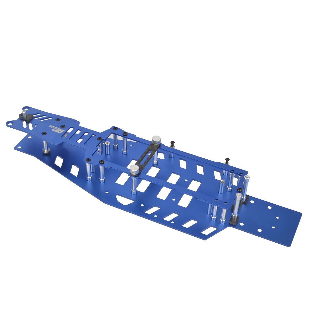 1/10 Traxxas 2wd Rustler VXL/Rustler/Bandit VXL/Bandit XL-5 용 알루미늄 변환 섀시 프레임 키트, 3728 3729 부품 교체