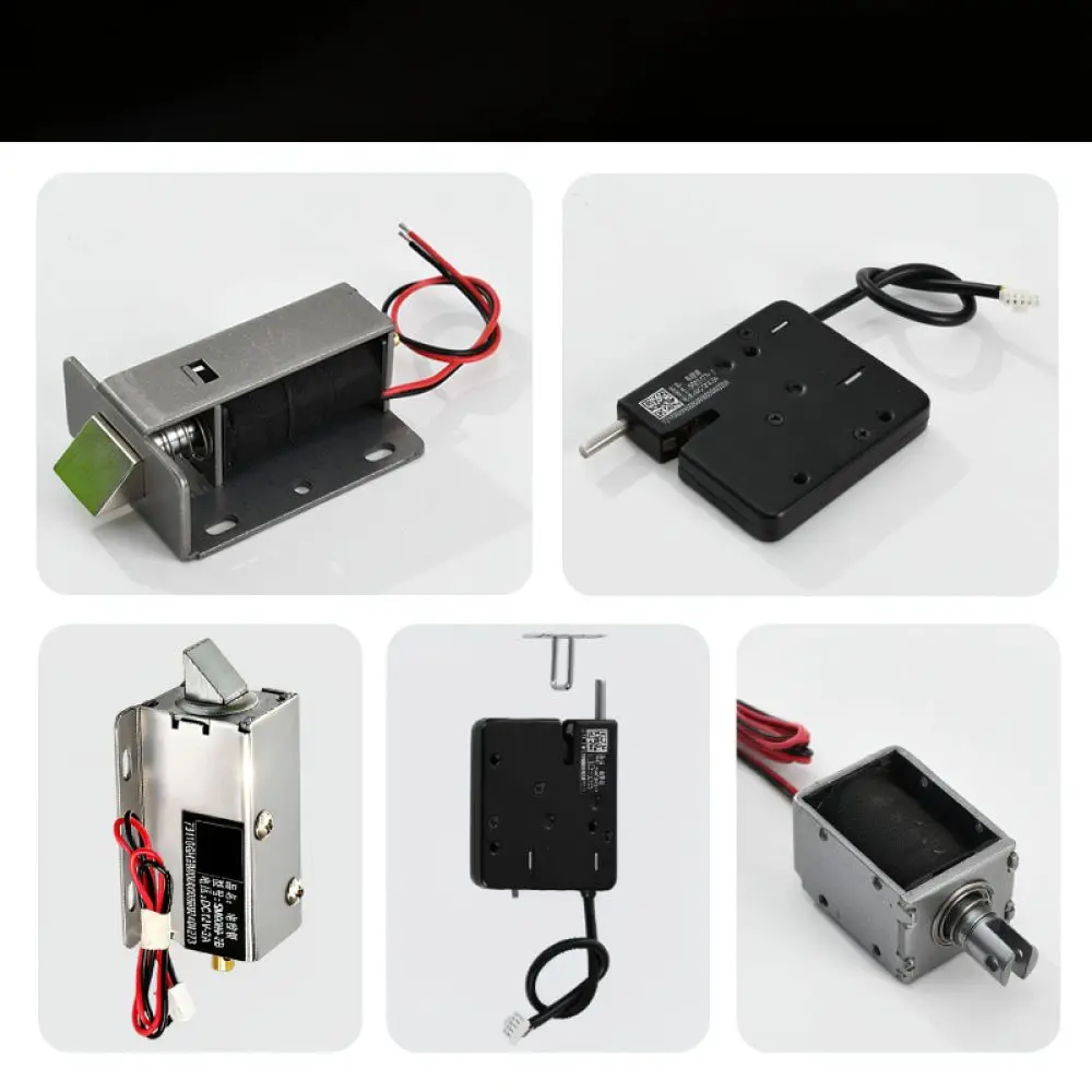 Dc Compact Solenoid Valve For Shuoming 3Mm Stroke Electric Lock Precision Control Automation Shared Machine Device