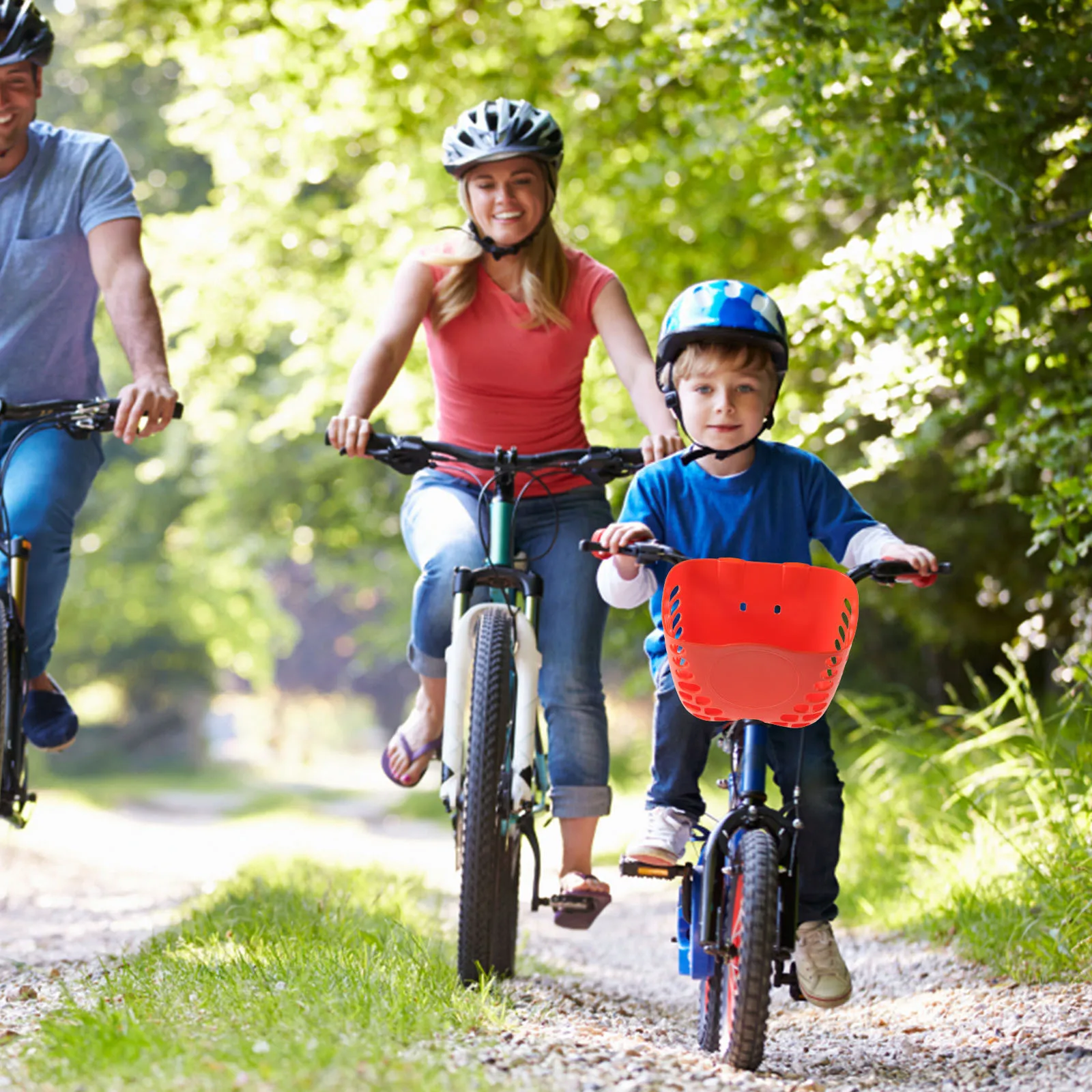 Detachable Bike Basket for Children Sturdy Plastic Large Capacity Cute Design Suitable Various Bike Models Easy Install