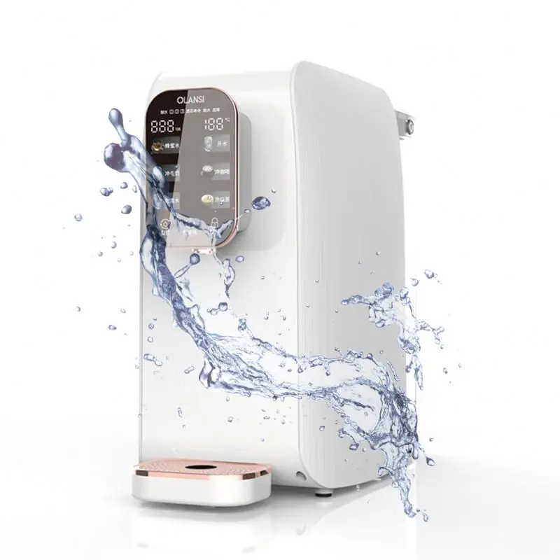 Olansi Free Installation 3s Rapid Heating Mini Personal Portable Desktop RO Strontium Water Dispenser