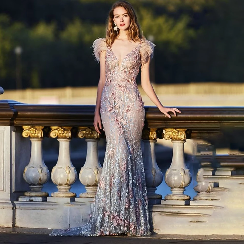 

Exquisite Lace Evening Dresses Formal Sweetheart Sleeveless Chapel Train Mermaid 2026 Special Occasion Appliques Long Dress