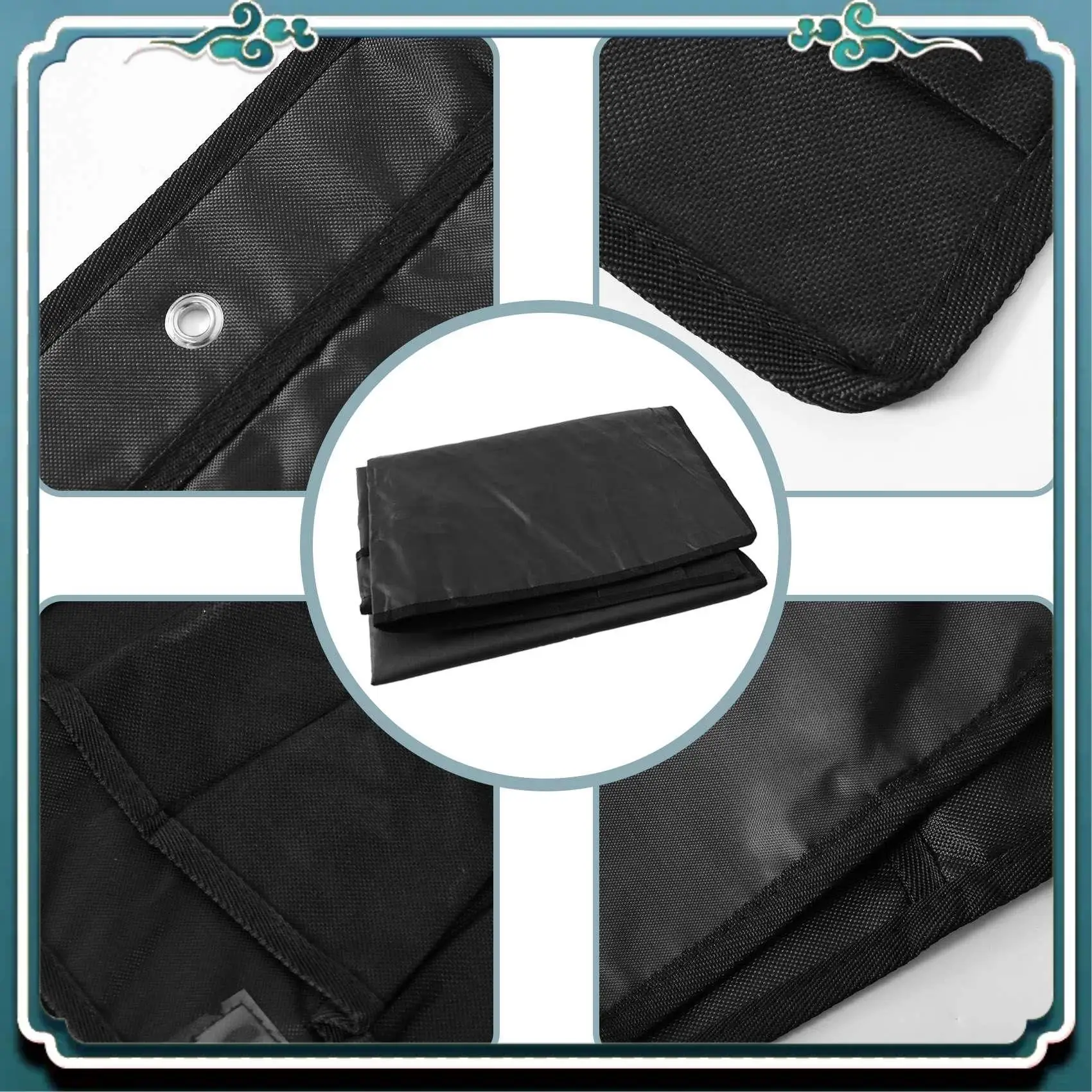 منظم ملفات معلق للباب مكون من 20 جيبًا مع علامة اسم، مخطط جيب للتخزين على الحائط باللون الأسود مع 4 شماعات، رائع للفصل الدراسي #2