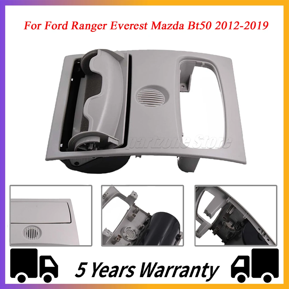 

Gray Sunglass Suitable For Ford Ranger Everest Mazda Bt50 2012-2019 Console Roof Console Room Lamp Cover