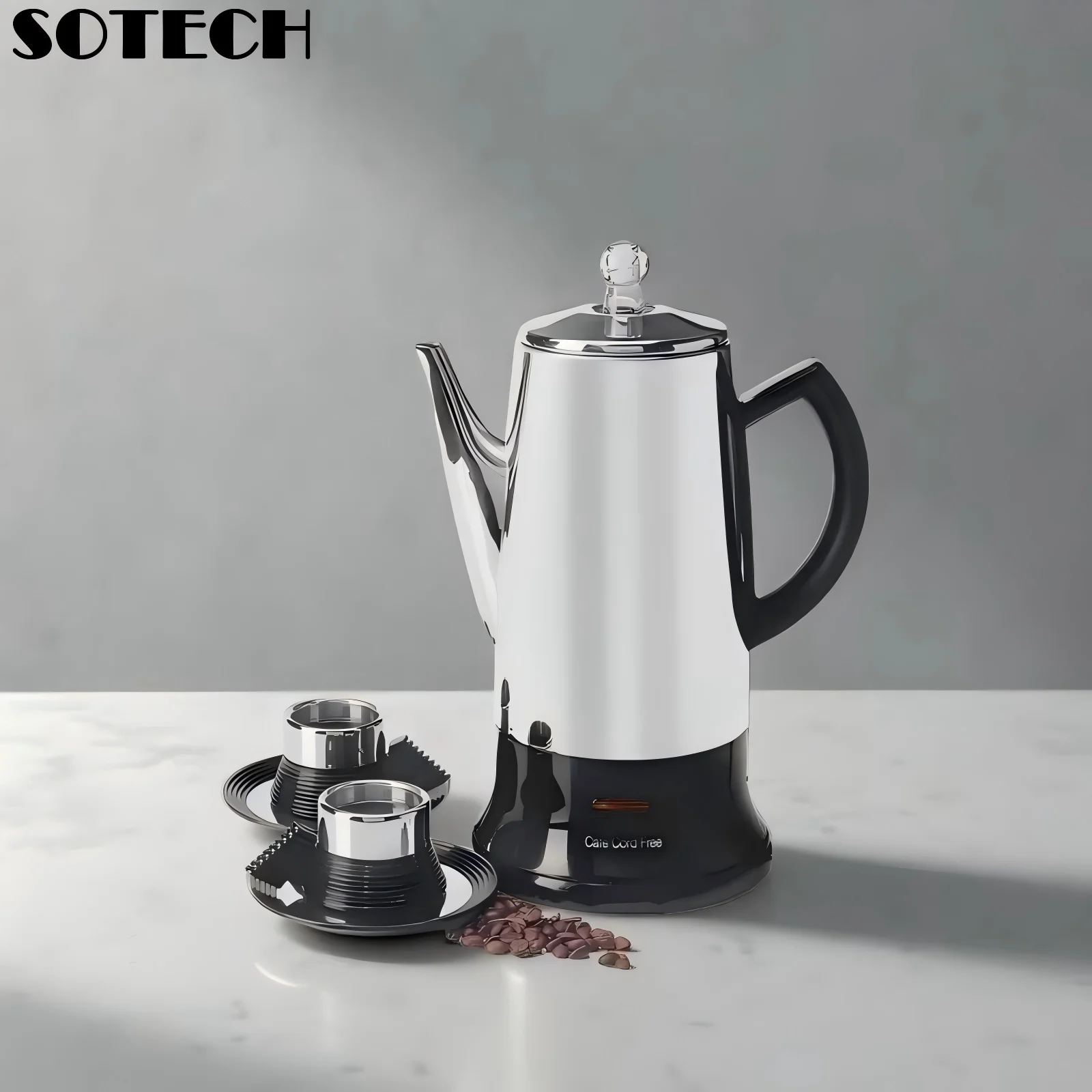 

Electric Coffee Kettle 1.8L Coffee Pot Stainless Steel Percolator 110V 220V Electric Coffee Maker Pot 12 Cups Coffee Accessories