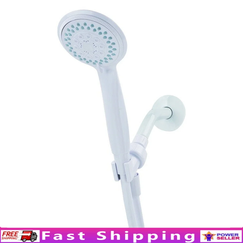 

5-функциональная ручная насадка для душа с водосберегающими насадками для очистки потока, простая установка, универсальная насадка для душа, 3 настройки