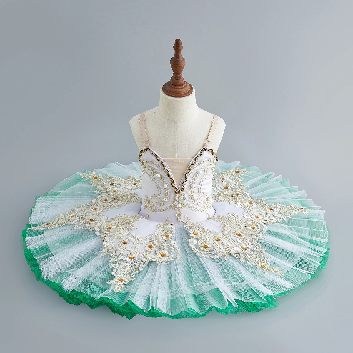 

New Style Professional Ballet Tutu Lace Appliques Costumes For Adult Girls Dancing Children Ballerina Pleated Tutu Dress