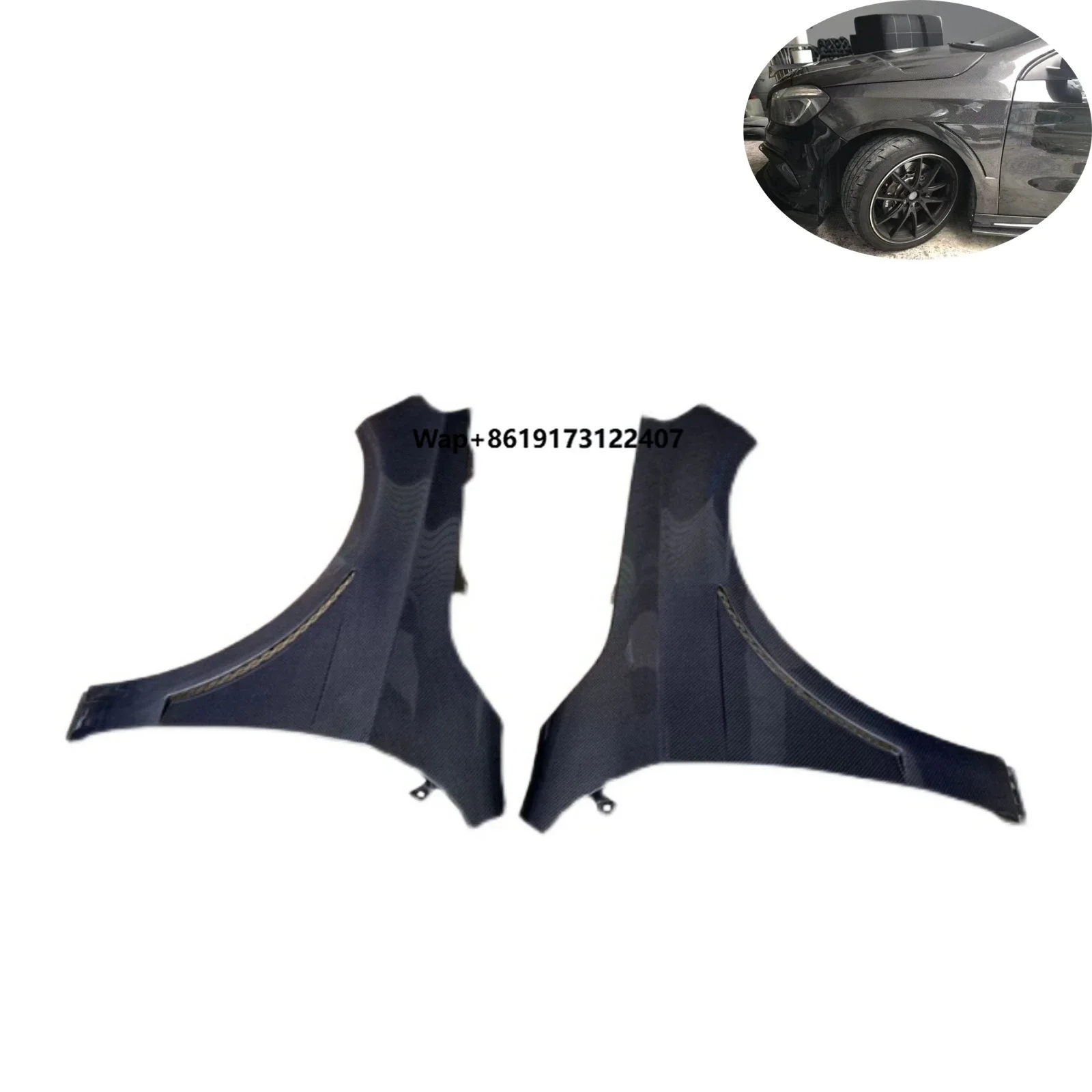 

High Quality Carbon Fiber Fender for A-Class W176 A200 A250 A45 Carbon Apex Brand New 3 Month Warranty