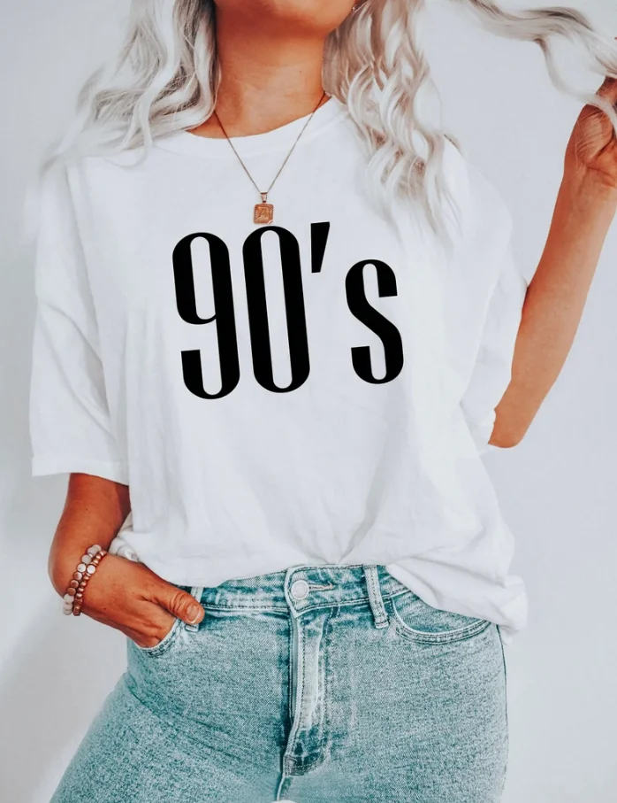 90s birthday shirt  Kid, Nostalgic Lover Shirt, Vintage 90’s Birthday 100%Cotton Shirt Fashion Streetwear harajuku Drop Shipping