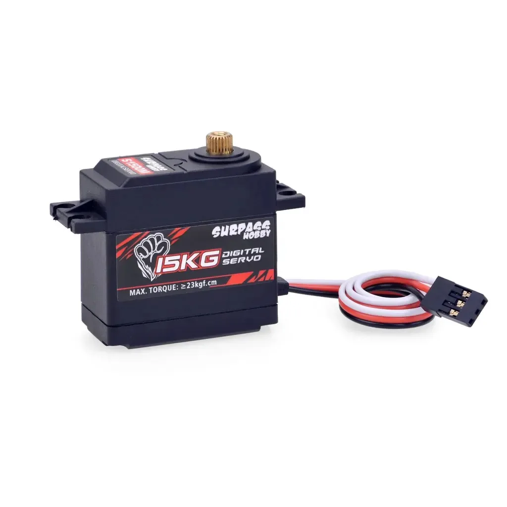 Surpass Hobby 15KG Digital Servo Metal Gear for 1/8 1/10 RC Car Truck Airplane Boat Robot DIY Parts WLtoys Traxxas HSP WPL Axial