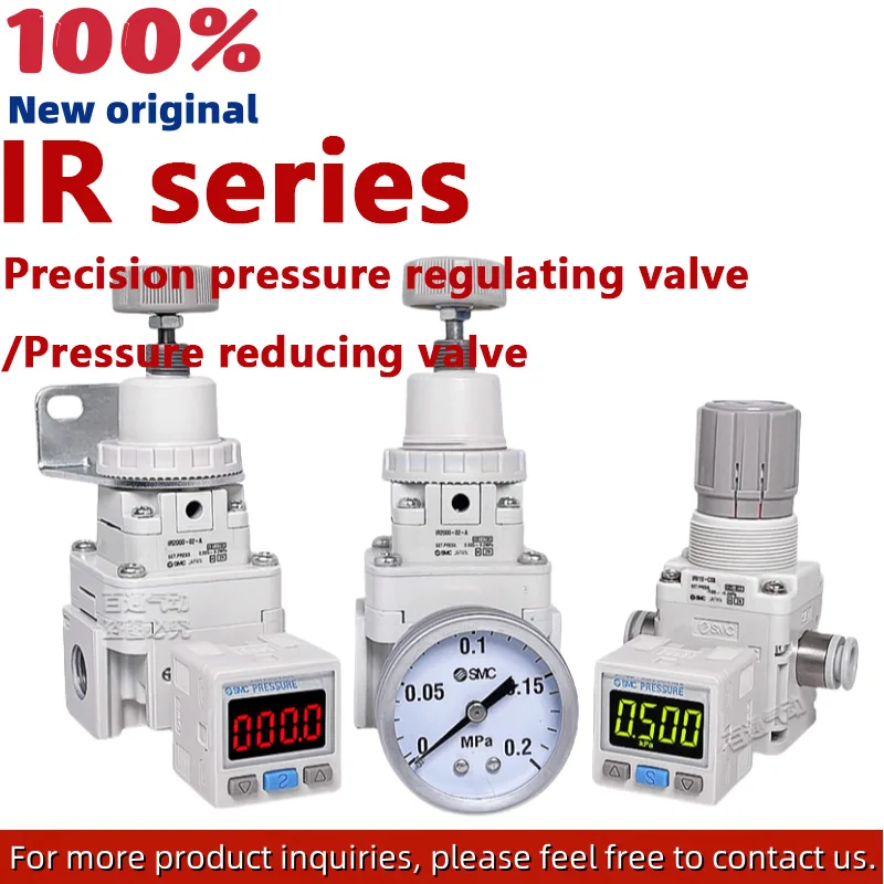 Nowy IR1000-01 IR1010-01 IR1020-01 IR1000-01BG IR1010-01BG IR1020-01BG SMC precyzyjny regulator ciśnienia zawór redukcyjny ciśnienia