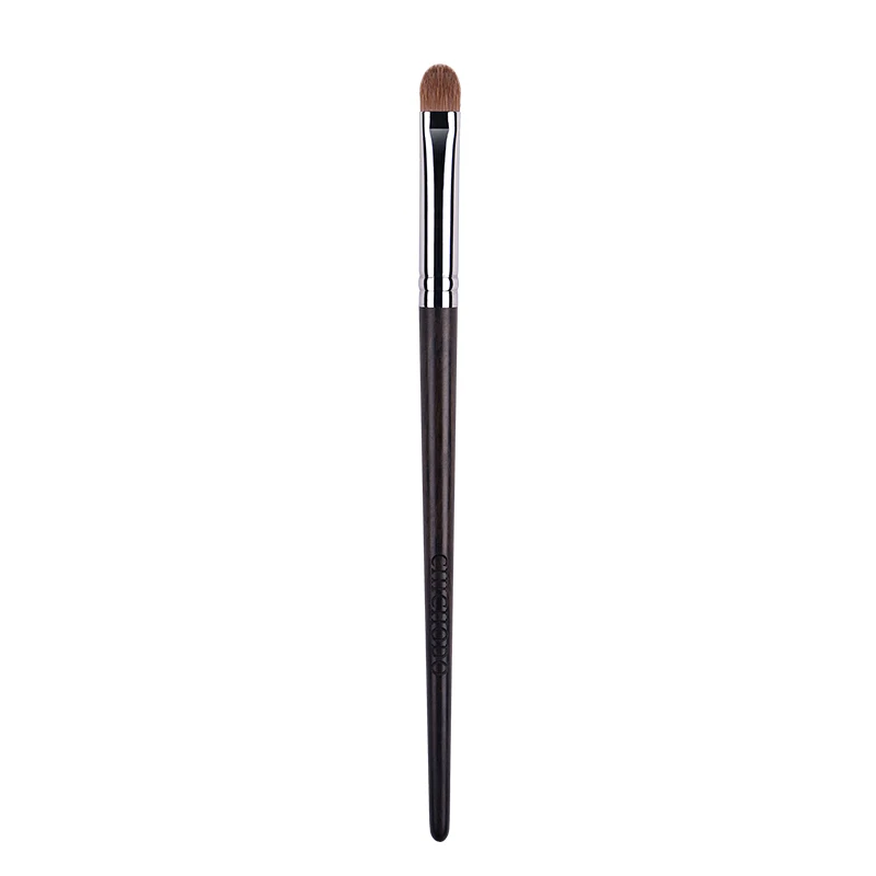 CHICHODO Makeup Brush-Luxury Ebony Handle Natural Hair 41Pcs Brushes Series-032Mink Hair Flat Head Eyeshadow Brush