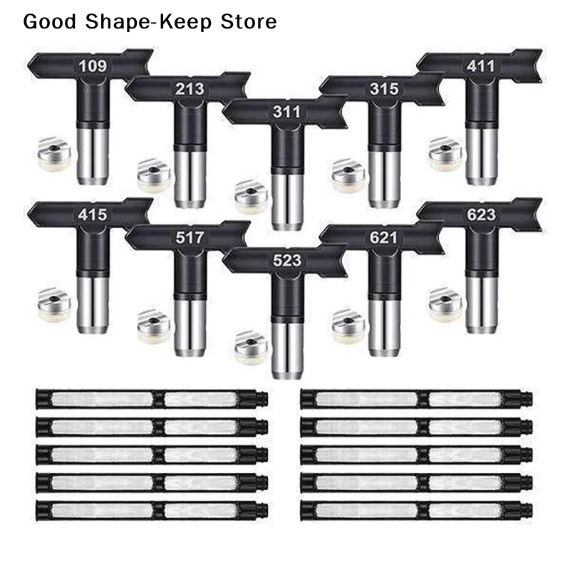 dailyAirless Spray Nozzles for Paint Spray Guns Long Lasting Reusable Tip High Performance for Furniture Automotive Coating