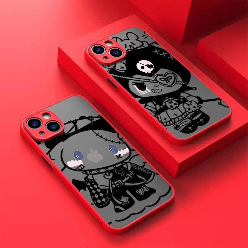 phone case for Apple iPhone 11 Pro Max 15 13 14 Plus 8 12 Mini SE XS Protective Sleeve Cover funda Super Cartoon Kurome Melodys