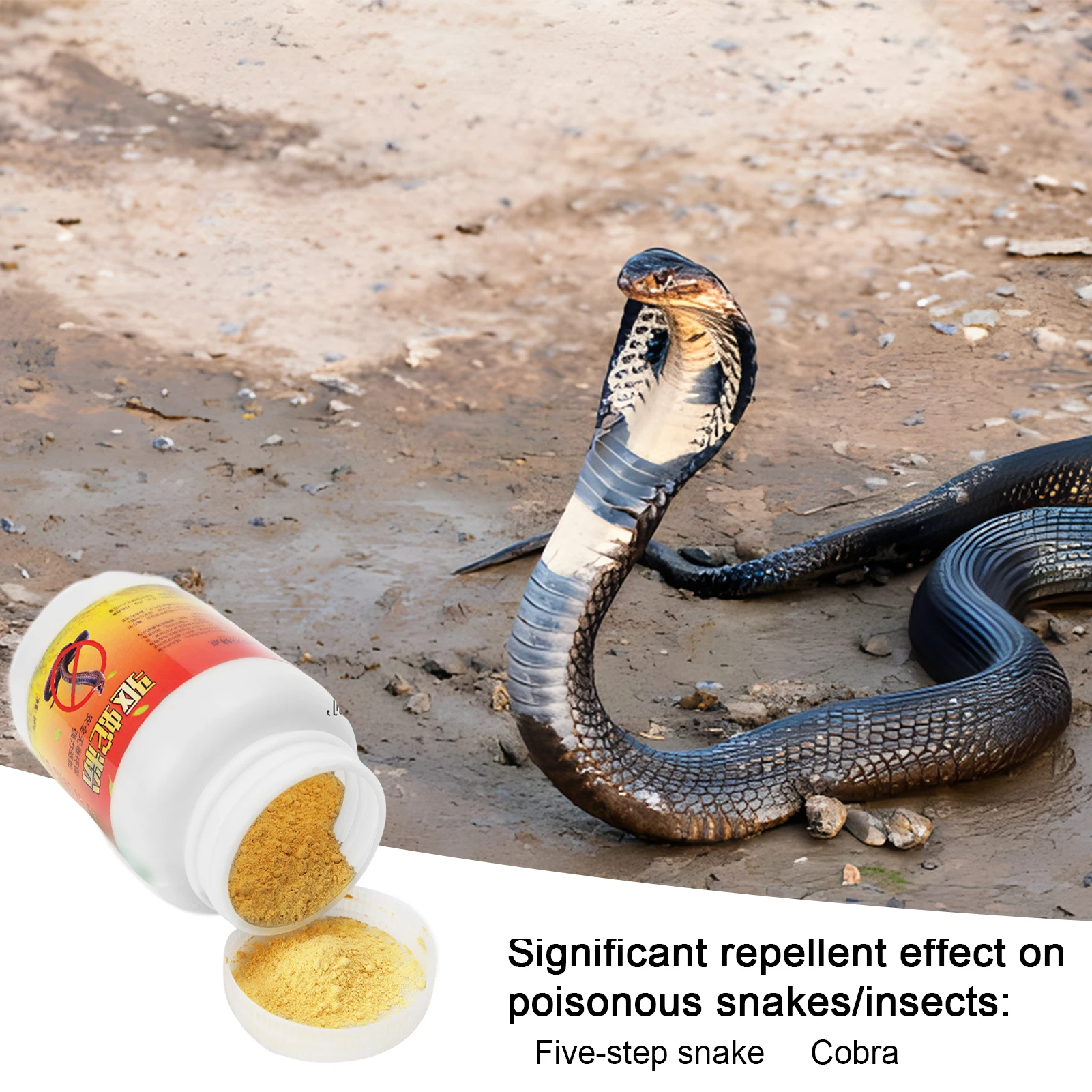 Anti-snake Powder wąż odstraszający Agentia do wędrówek na świeżym powietrzu przetrwanie w dziczy narzędzie wąż R epellent granulki w proszku 200G