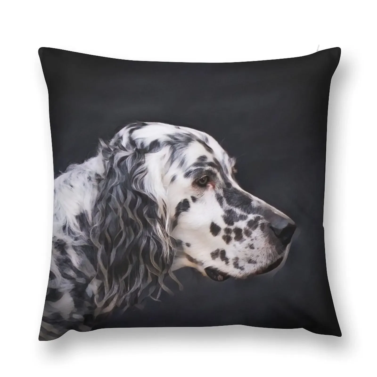 English Setter Dog With Hazel Eyes Throw Pillow Cushion Child Cushion Covers For Living Room covers for pillows pillow