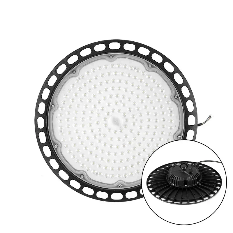 Lampes LED UFO High Bay super lumineuses, lampes étanches, commercial, industriel, marché, entrepôt, garage, atelier, 100 W, 150 W, 200W