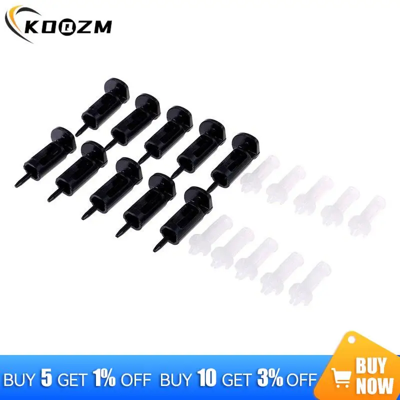 10Pcs/lot 775/1156 CPU Heatsink Fastener Plastic Push Buckle PC Cooler Cooling Fan For Intel CPU Mount Pin Fan Foot