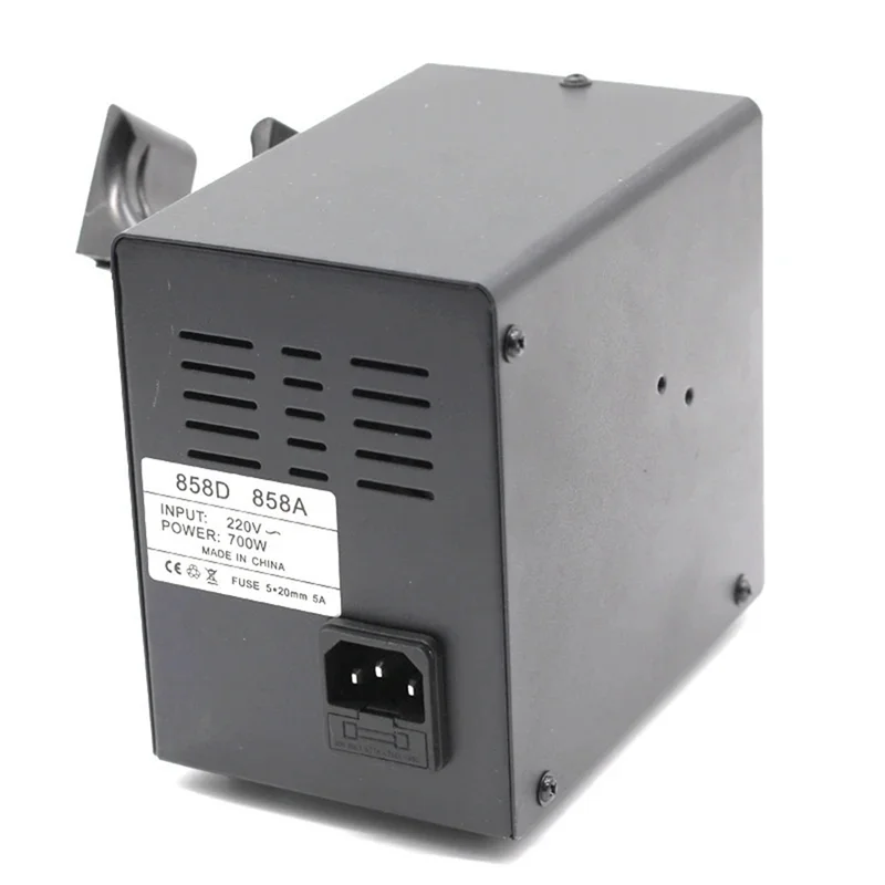 ABUI-لحام مصلحة الارصاد الجوية SMT أداة إصلاح اللحام مسدس هواء ساخن 858D بغا إعادة العمل محطة لحام الحرارة بندقية 220 فولت 700 واط مجفف الشعر #2