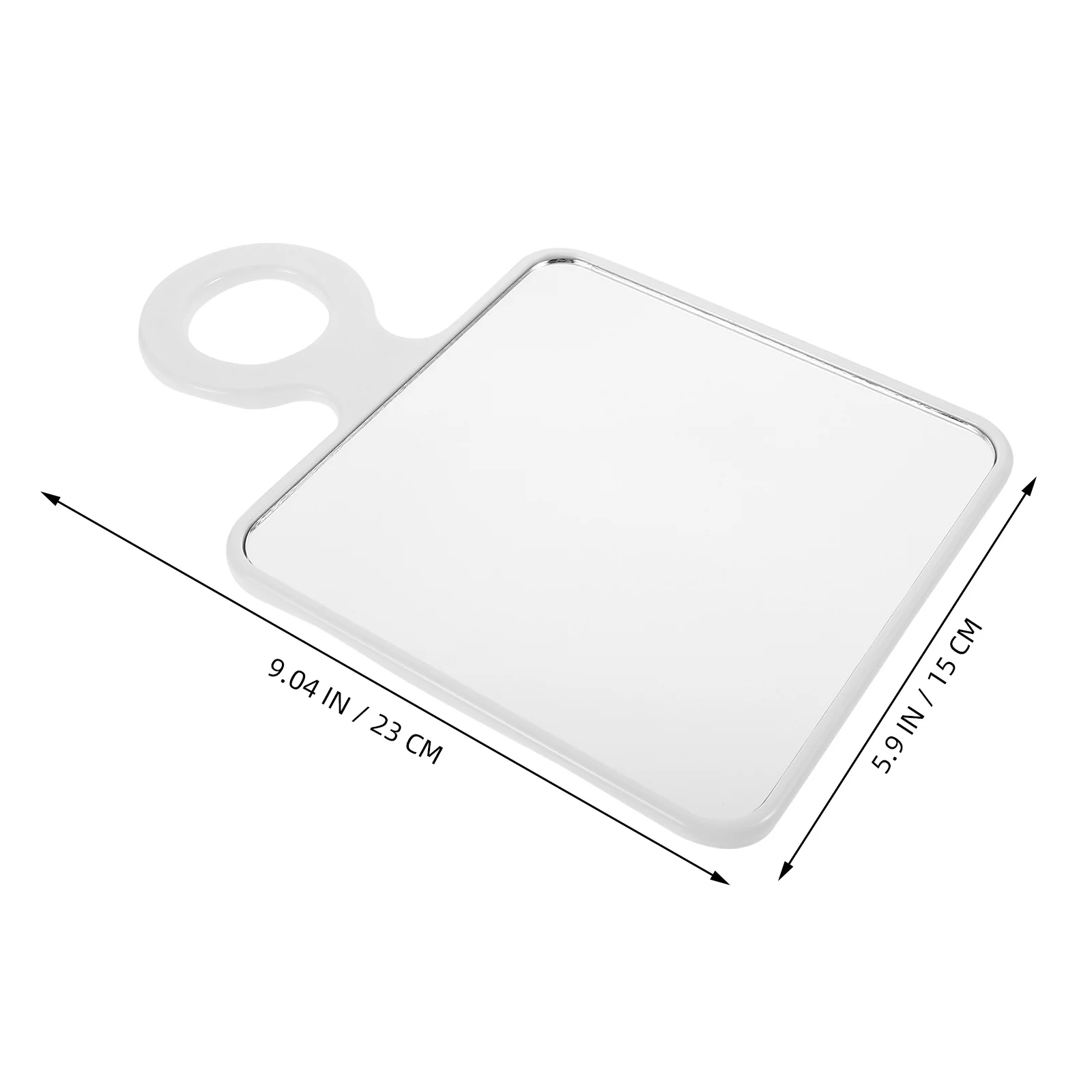 여행용 미니 컴팩트 휴대용 핸드헬드 메이크업 미러 소형 포켓 미러 경량 HD 반사 컴팩트 패들