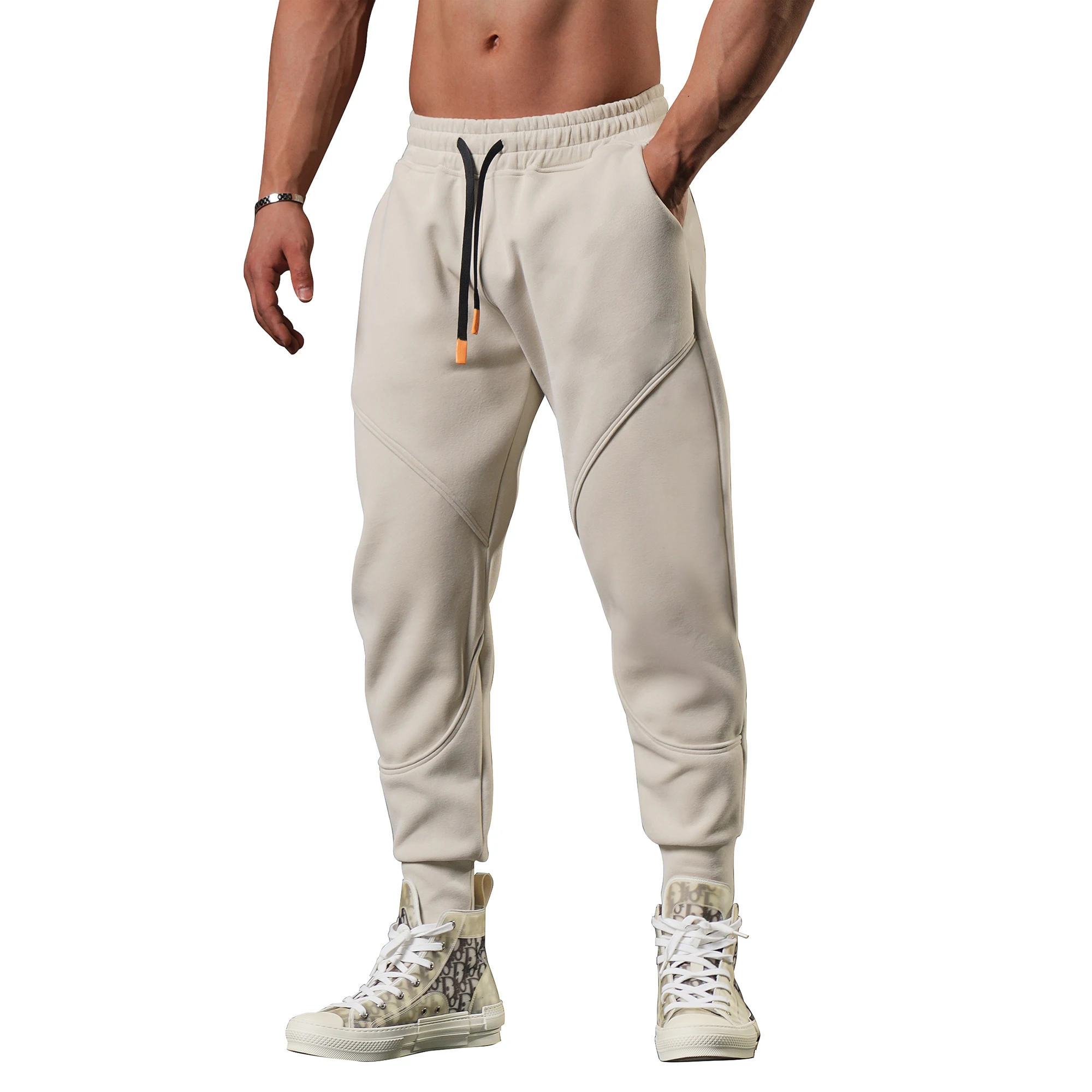 

Autumn Leisure Sports Sweatpants Men's Loose Leggings Trousers Three-dimensional Stitching Fitness Running Training New