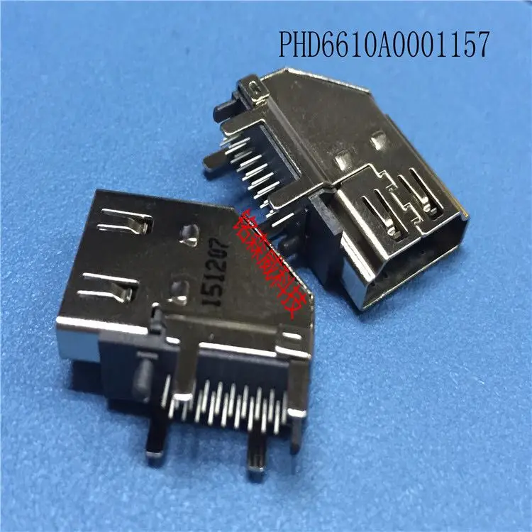 For OTT BOX high definition HDMI socket A TYPE 19P side plug DIP plus dust plug plug