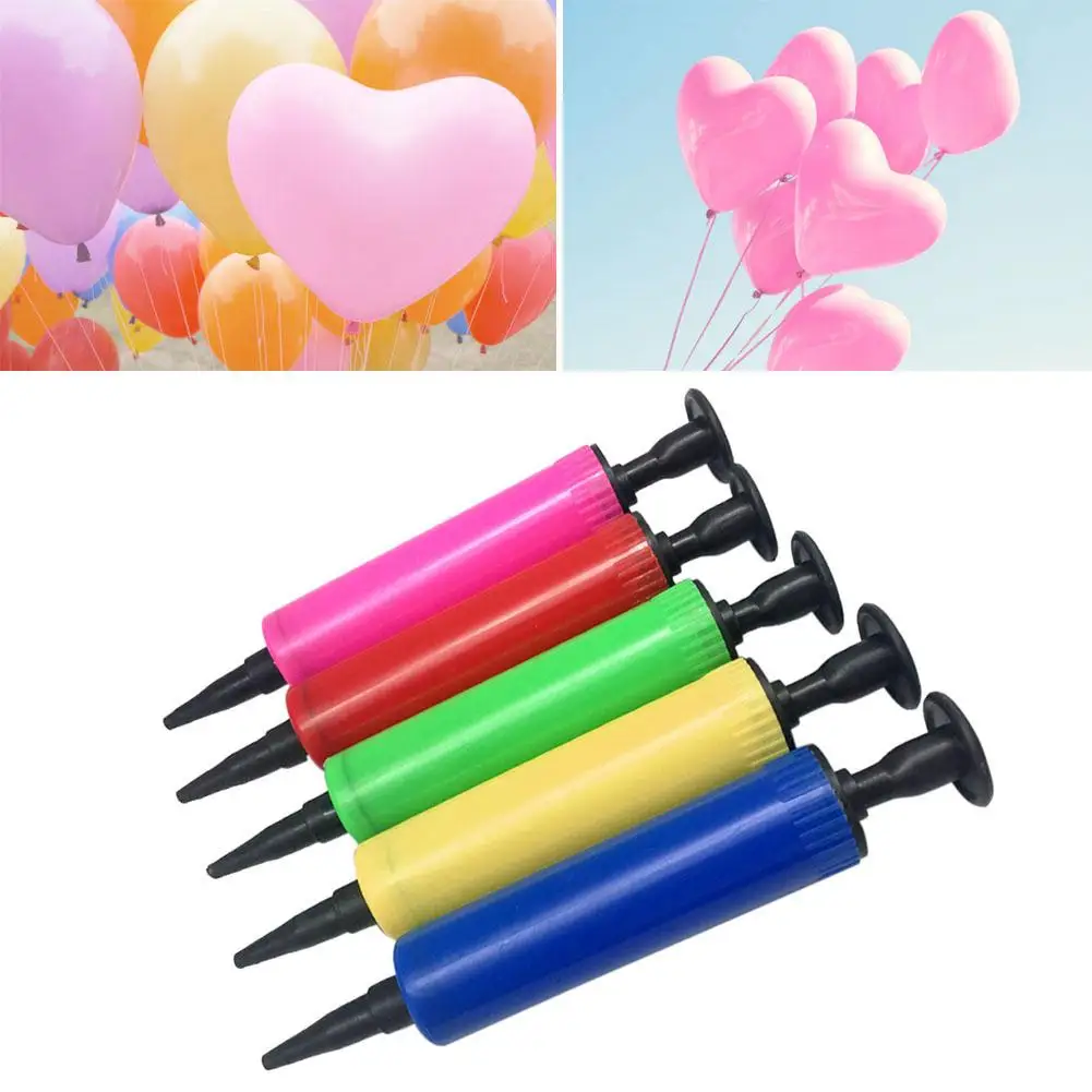 Inflatable Pump Portable Blast Air Pump Latex Plastic Practical Multi-function Durable Reusable for Party Festival Celebration