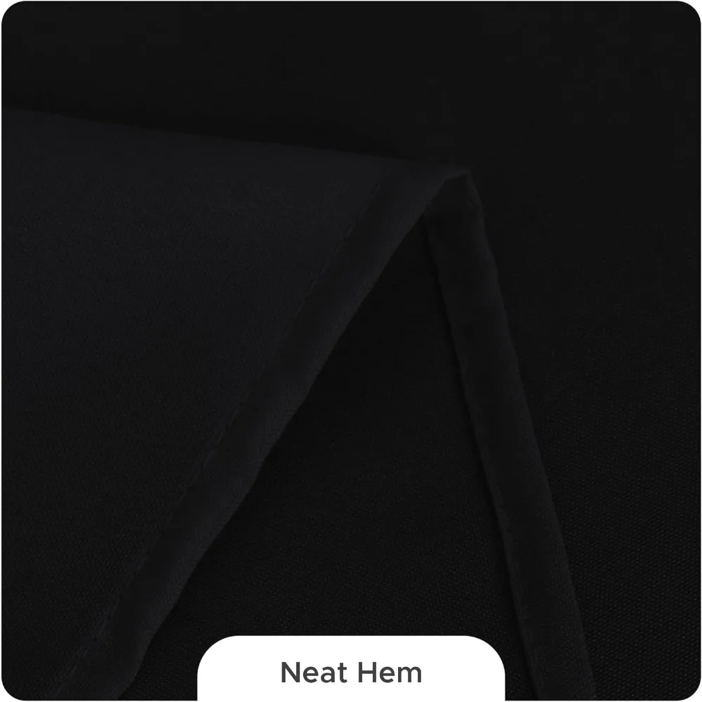 10 عبوات من مفارش المائدة المستطيلة المكونة من 10 قطع: ملابس طاولة من القماش المقاوم للبقع وخالية من التجاعيد، قابلة للغسل وقابلة لإعادة الاستخدام من البوليستر #4