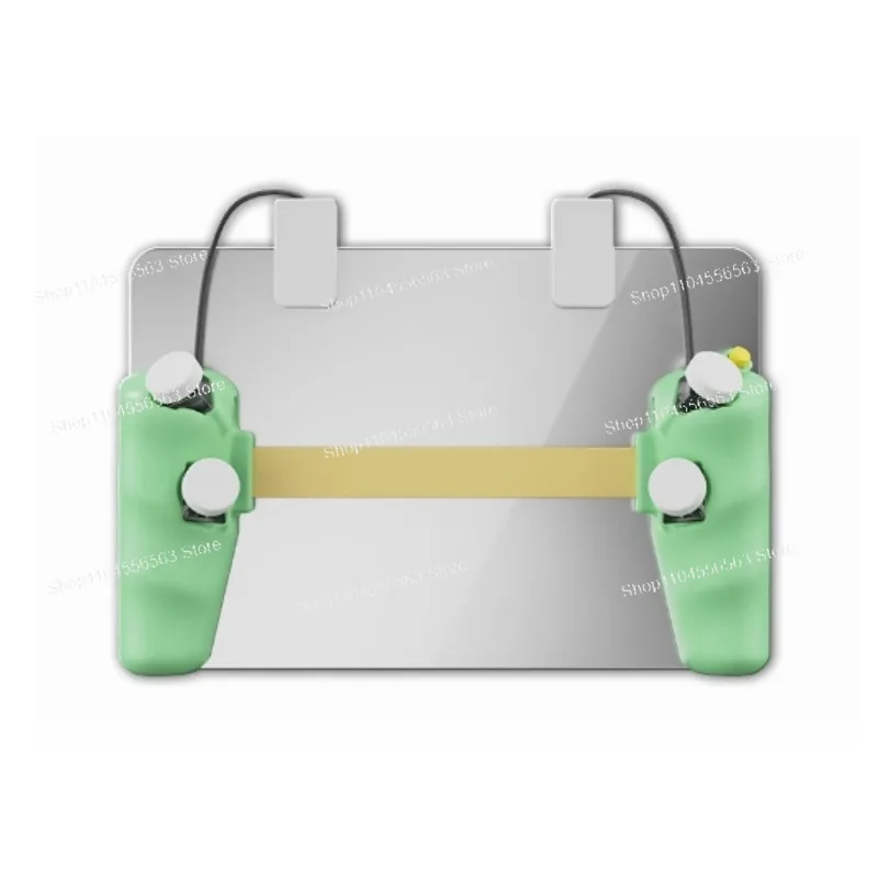 

DIY Tablet Game Controller With Four Buttons and Six Fingers, Pulse Continuous Shooting, Universal, Multiple Sizes to Choose