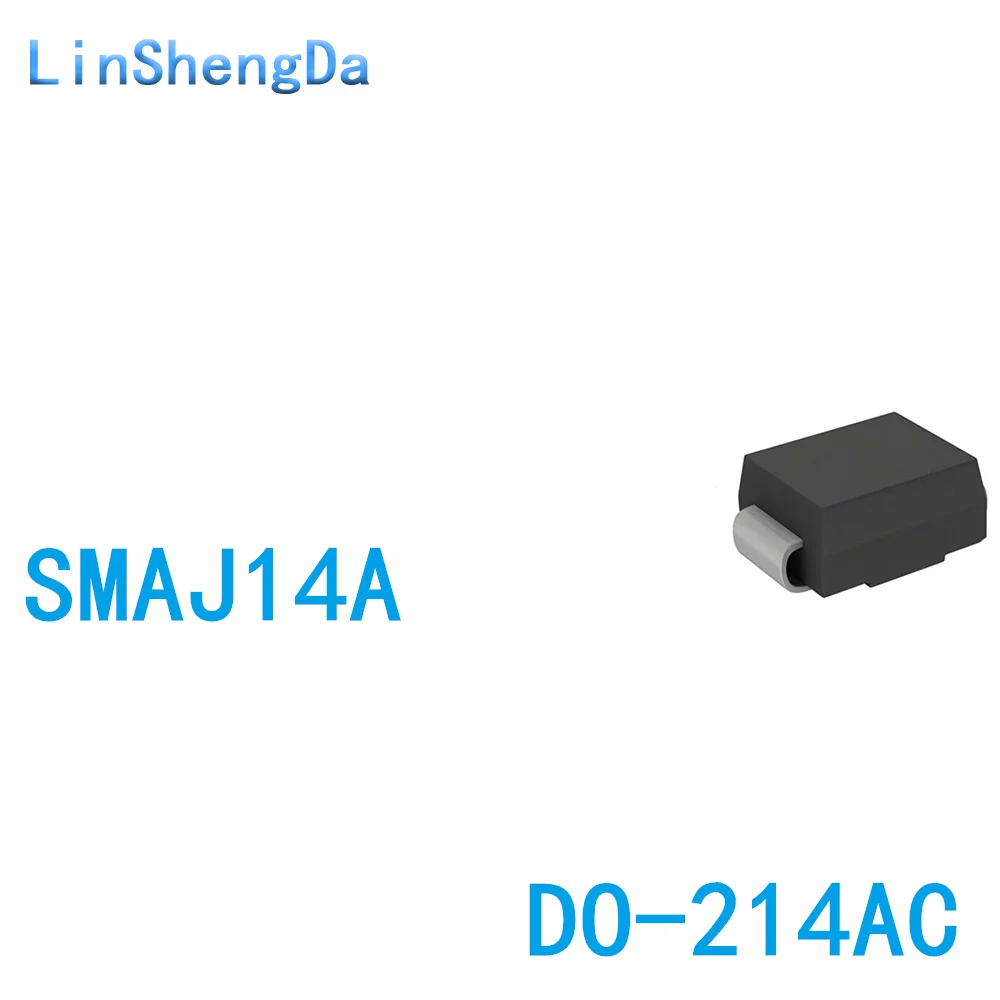 10PCS SMAJ14A P6SMAJ14A Unidirectional TVS Transient Suppression Diode Chip DO-214AC