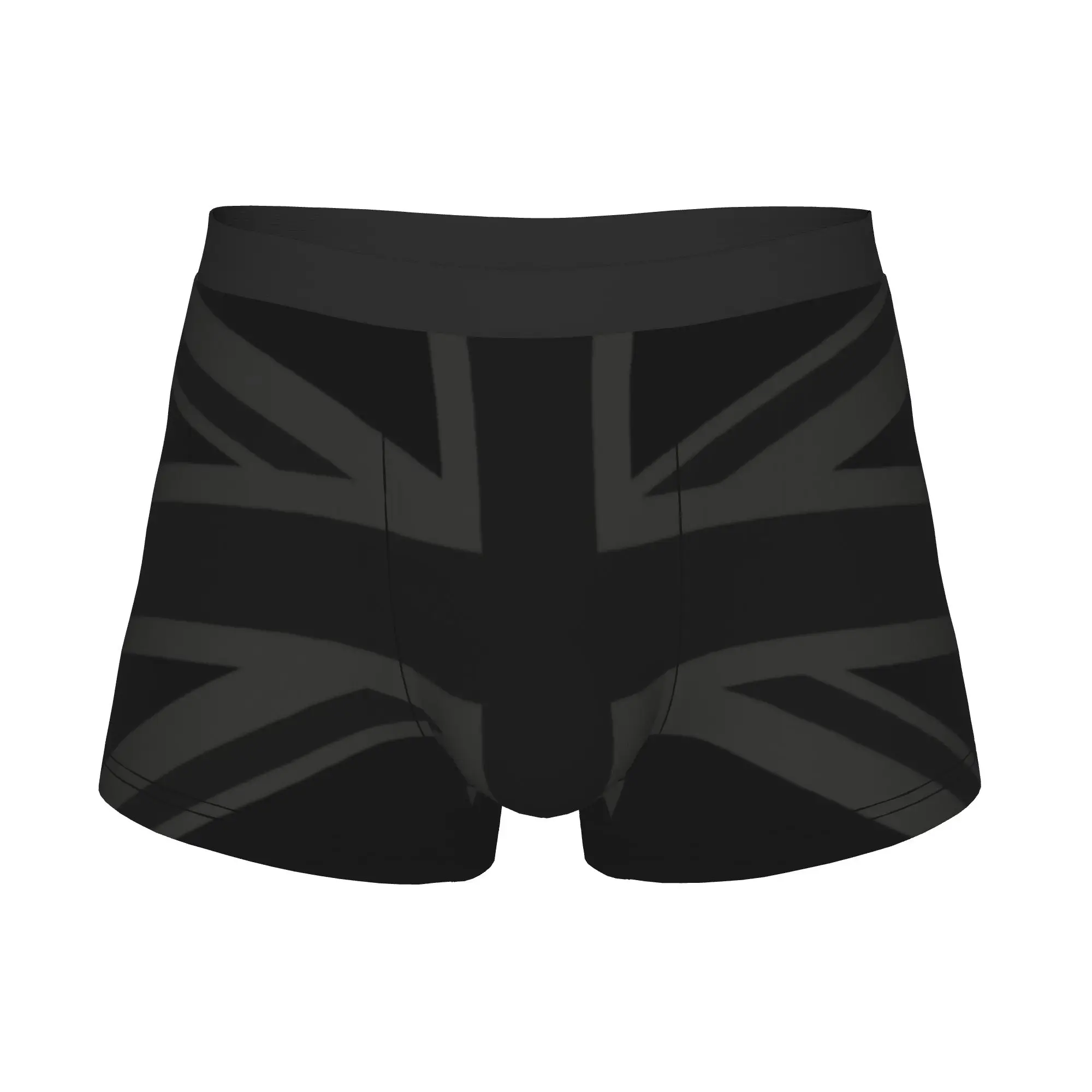 United Kingdom Flag Blackout Underwear Men Printed Stealth Boxer Briefs Shorts Panties Breathable Underpants