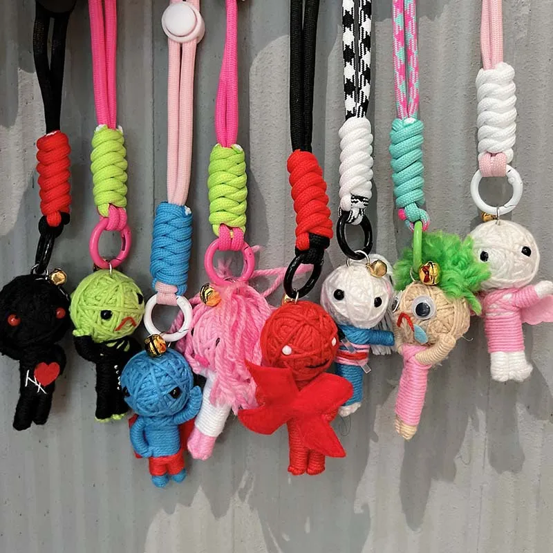 Creative Yarn Mummy Keychain, Stylish Pendant, Bag Charm for Men, Women & Students, Couple Accessory
