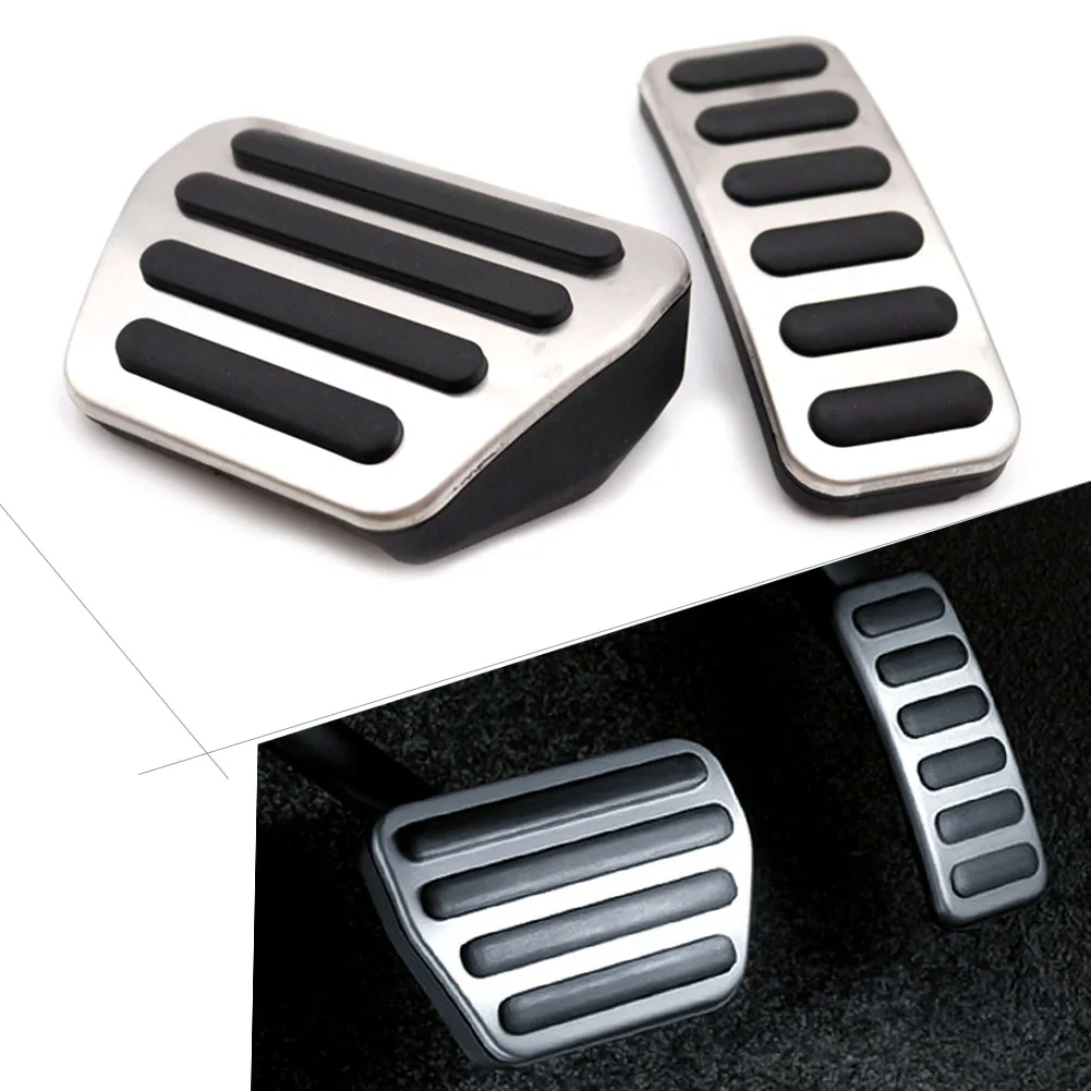 

2x AT Auto Fuel Gas Brake Pedals Cover Kits For Range Rover Sport 2013-2021 For Land Rover Discovery 5 2017 2018 2019 2020 2021