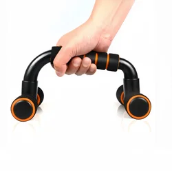 Anti slip push up H-shaped support bar home fitness power frame gym handle push up bar arm and chest muscle training