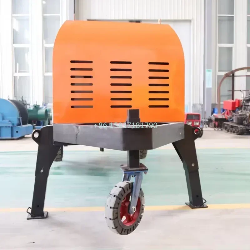 Hydraulic Concrete Pump Quality Small Concrete Pump Mixer Trailer Self Loading Concrete Pumping Machine Price for East Timor