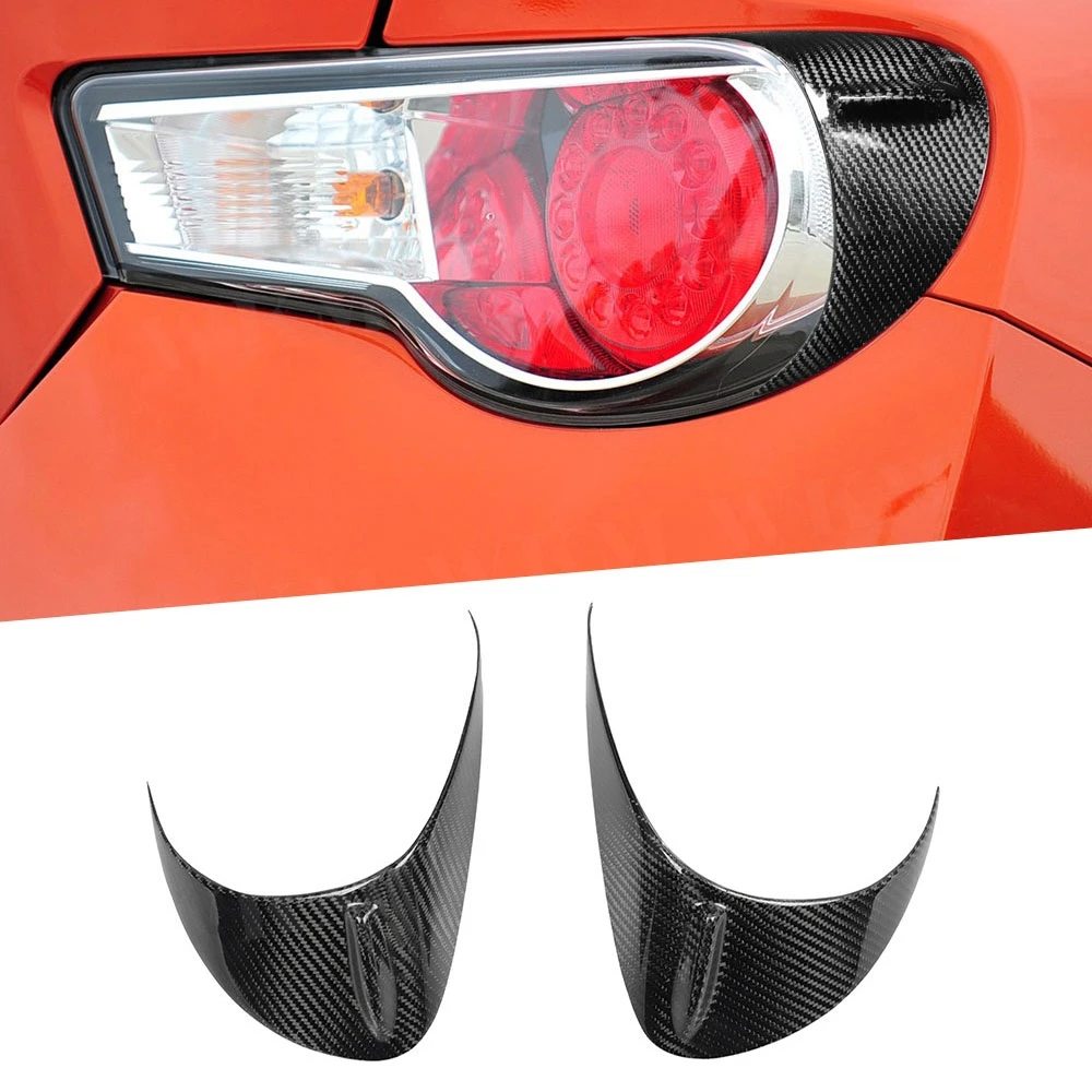 

Задний фонарь автомобиля из углеродного волокна, задний фонарь, веки, брови, накладка, наклейки для Toyota 86 Subaru BRZ 2012-2016