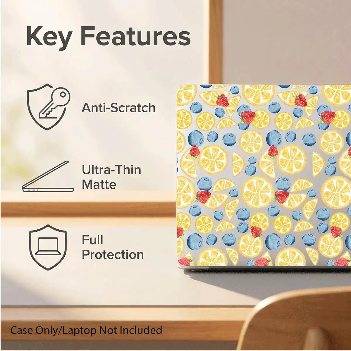 Case for MacBook,compatible with 13 Neo/13.3 Air/13.3 Pro/13.6Air/14.2 Pro/15Air/16.174Pro
