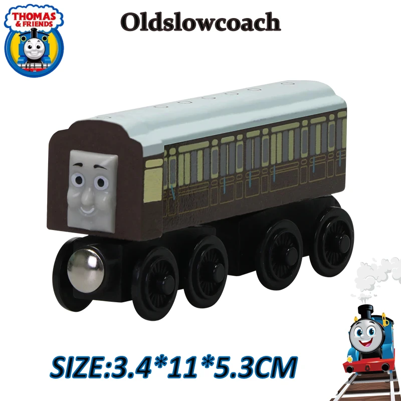 Thomas and Friends Wooden Train Educational Toy Original Magnetic Connectable Trains Edward Oliver Oldslowcoach Donald Kids Gift