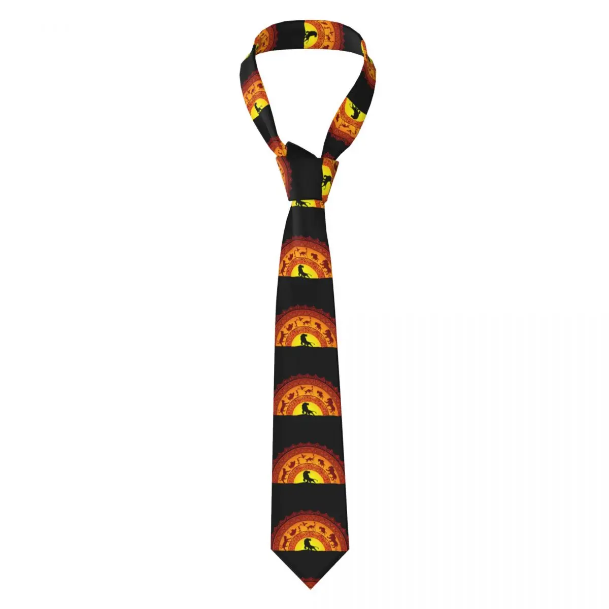 Custom Lion King Design Tie Men Cravat For Father's Day