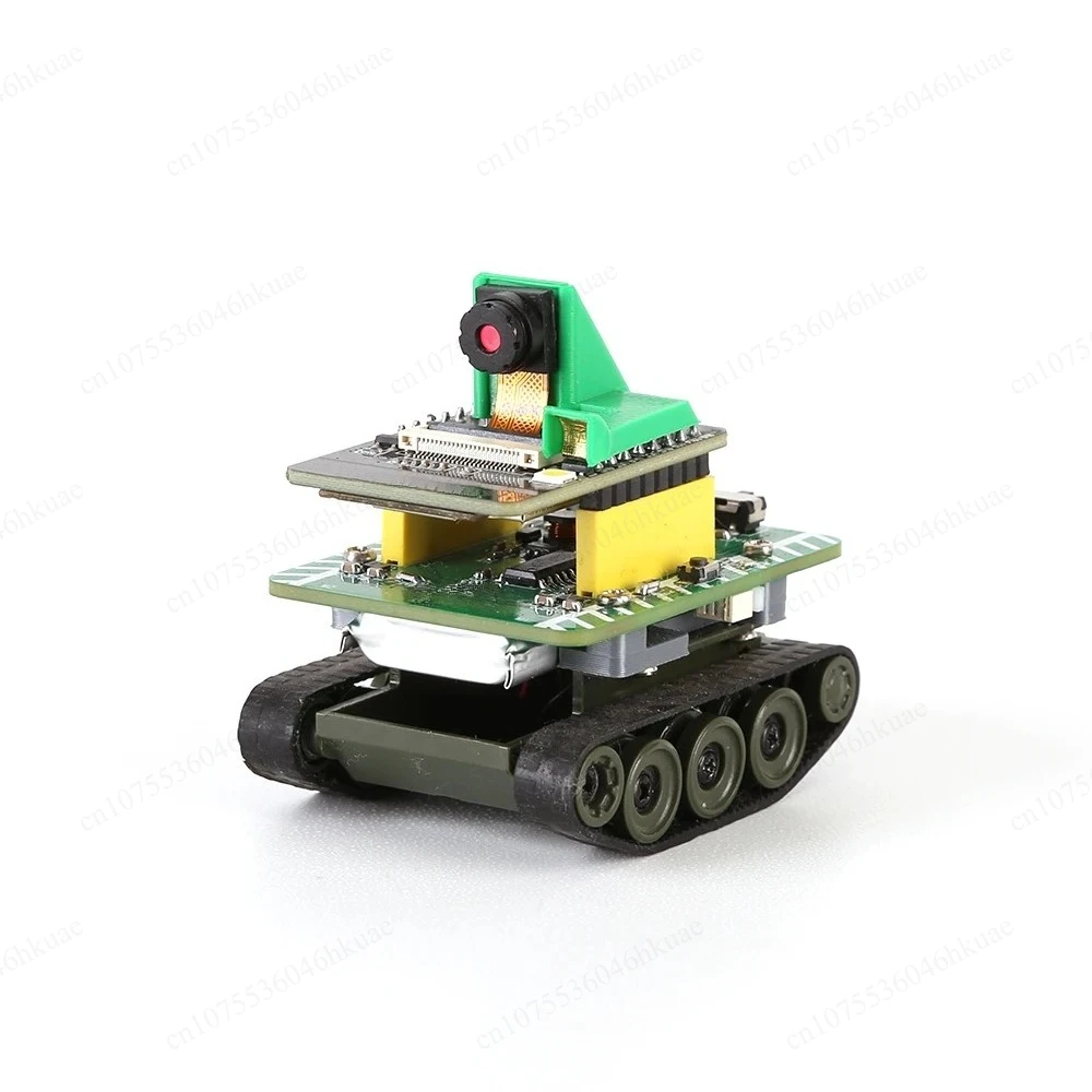 Robotic‑Project Crawler Chassis Frame, Mini ESP32‑Compatible RC Tank‑Style Car with APP Remote‑Control