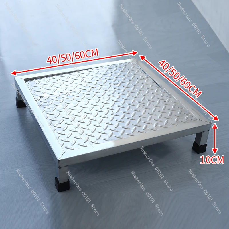 高さ調整プラットフォーム—作業場やガレージ用ステンレス製滑り止めフットレストスツール、昇降ステップフレーム