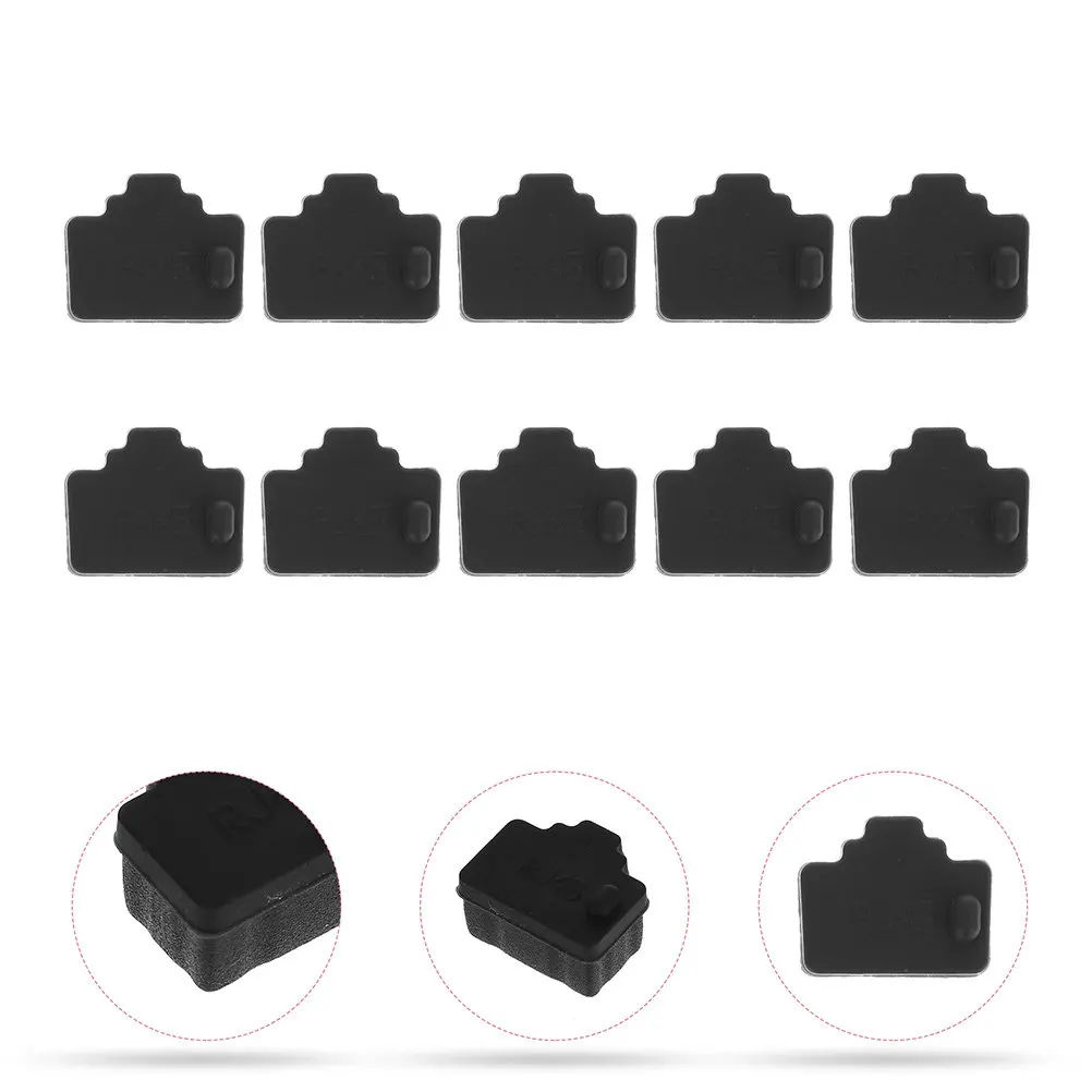 

50 шт. силиконовых заглушек для сетевых портов RJ45, защитные колпачки для Ethernet-хабов, ПК, роутеров, ноутбуков