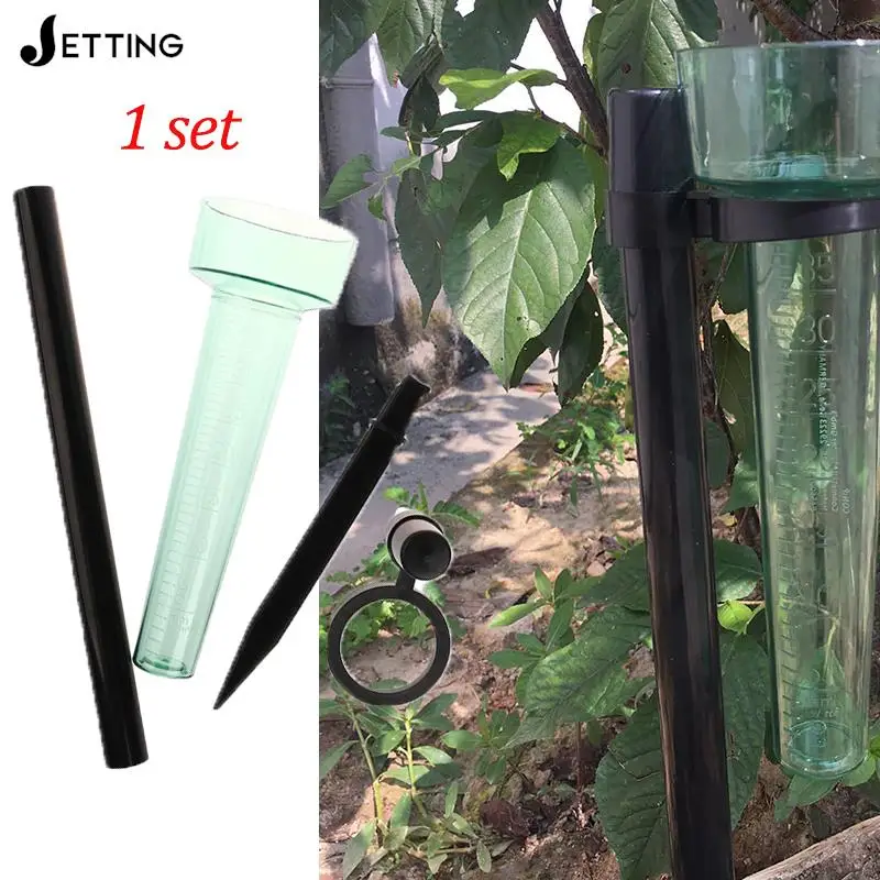 Portable Polystyrene Rain Gauge Measurement Tool For Garden Water Ground Outdoor Rain Meter Collect Rainwater