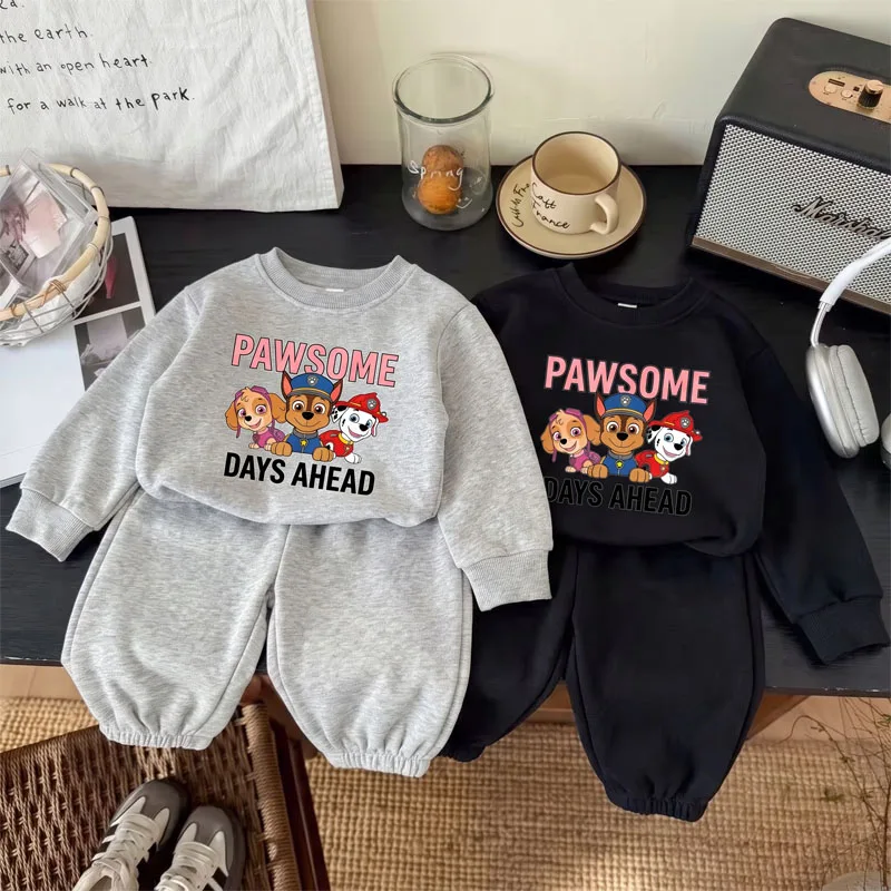 Spring Autumn Boys Casual Sweatshirts Sets Kids O Neck Tops and Sport Pants 2pcs Sets Children's Comfortable Outdoor Clothes
