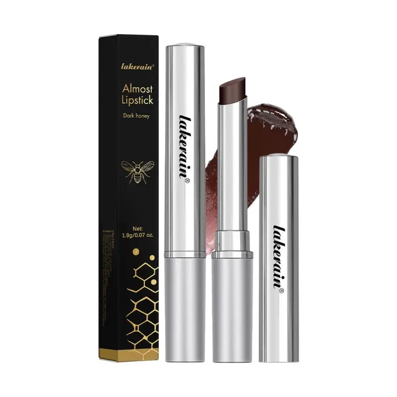Batom de mel preto, hidratante de longa duração, natural, maquiagem labial, brilho labial,