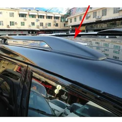 Black 4pcs Roof Rack Bar Rail End Cap Case For Mitsubishi Pajero V80 2009-2012 2013 2014 2015 2016 2017 2018 Car Accseeories