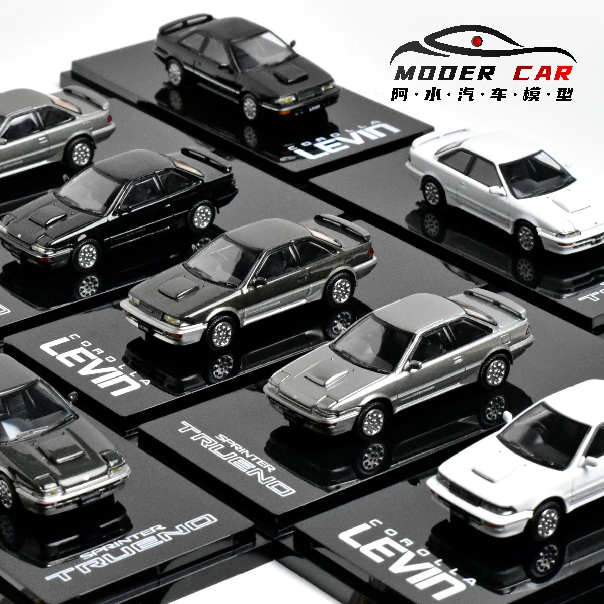 Hobby Japan 1:64 SPRINTR TRUENO AE92 LEVIN Diecast Model Car