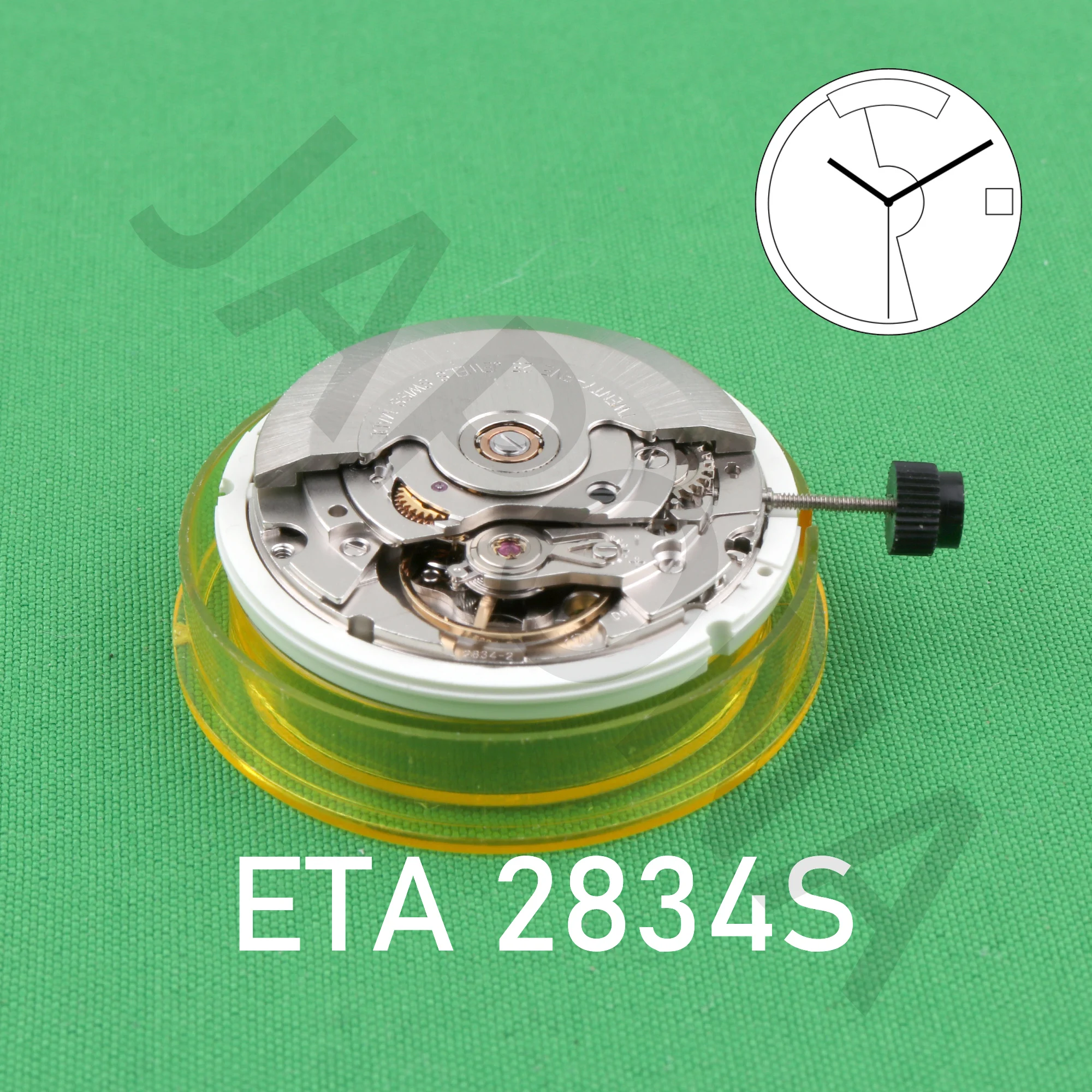 2834 movement ETA 2834-2Silver brand new original mechanical movement  calendar three needle fully automatic movement