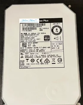 

For Dell HUH721008AL5200 0KRDKK 8TB 7.2K SAS 12Gb 3.5 HDD hard drive