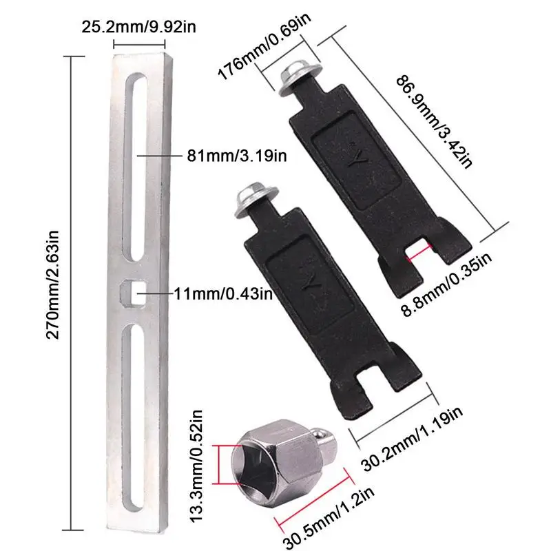 자동차 오일 펌프 렌치 범용 연료 탱크 뚜껑 제거 및 편리한 유지 보수 도구, 오일 캡